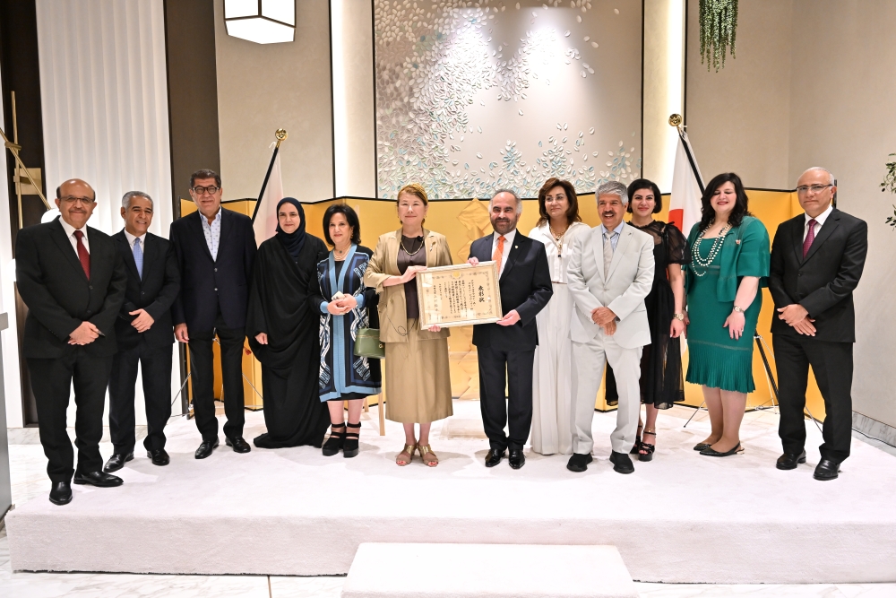 Dr. Abdulrahman A. Hussain Jawahery (Former President of GPIC) Awarded with Japanese Foreign Minister’s Commendation